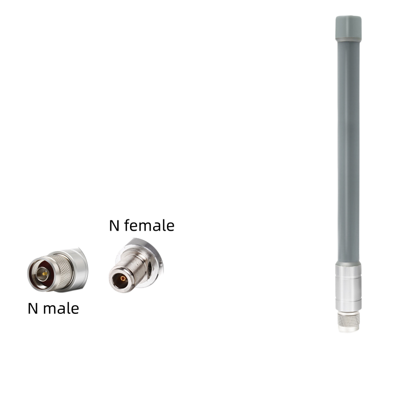 868MHz 915MHz High-Gain Omni-Directional Fiberglass Antenna, IP67 Waterproof, N Male Connector, for Base Station and Gateway