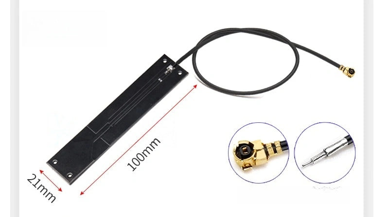5G Full-Band Built-in Antenna, 600-6000MHz, 12dBi High-Gain Internal PCB Antenna with IPEX Connector