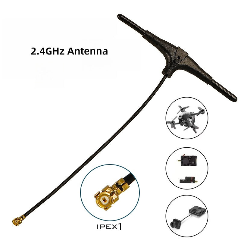 2.4G T-shaped antenna for drone, FPV racing aircraft antenna
