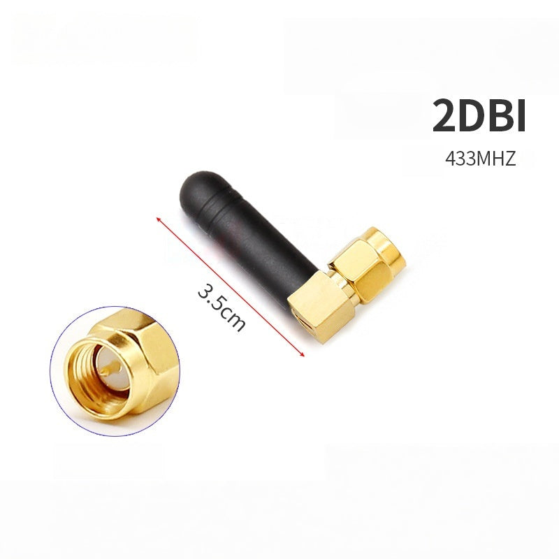 433MHz High Gain LoRa Antenna, Rubber Duck Chili Antenna for Data Transmission Router Module, Signal Boost