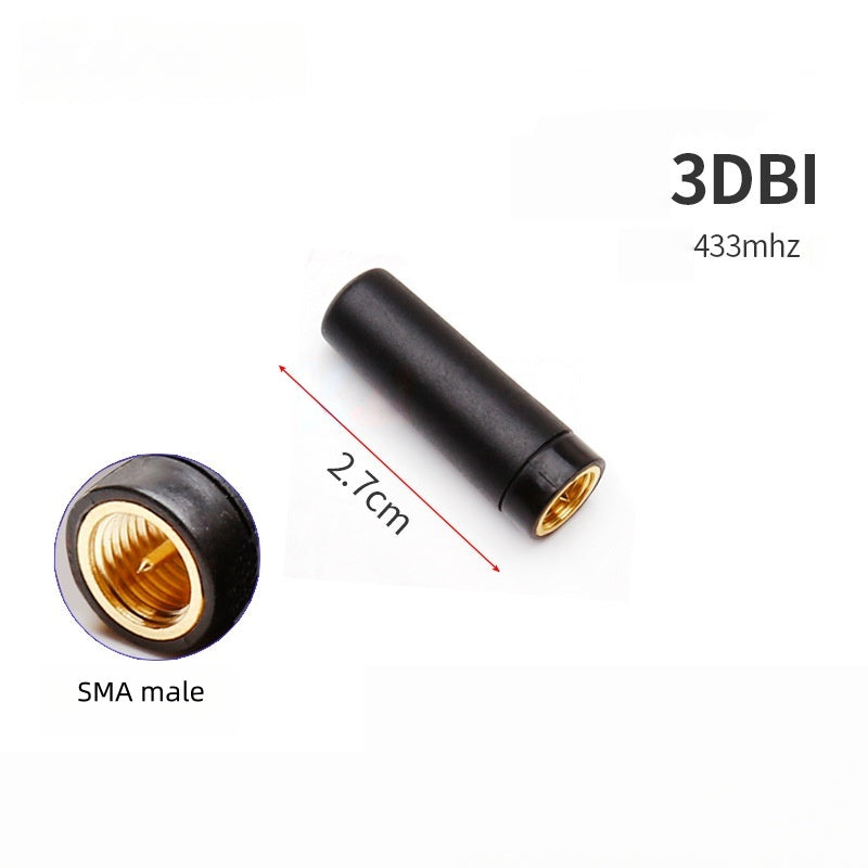 433MHz High Gain LoRa Antenna, Rubber Duck Chili Antenna for Data Transmission Router Module, Signal Boost