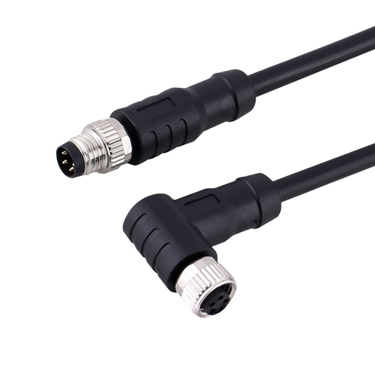 M8 aviation connector plug, 3-core / 4-core / 5-core / 6-pin / 8-pin male & female connectors, dedicated for sensor wiring