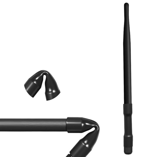 Specialized Fishing Baiting Antenna, Anti-Breakage Rubber Rod Antenna for Baiting Boats, External 2.4G 4dBi Soft Rubber Antenna