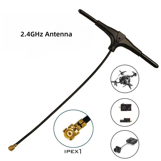 2.4G T-shaped antenna for drone, FPV racing aircraft antenna