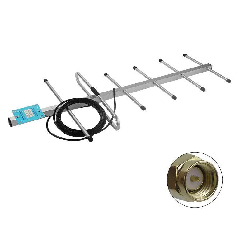 433MHz 11DBi antenna, 6-unit 433-470MHz octagonal antenna, SMA connector Yagi antenna