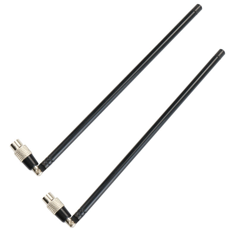 88MHz - 1GHz SMA male connector male pin black selfie extendable pull rod antenna, stainless steel antenna
