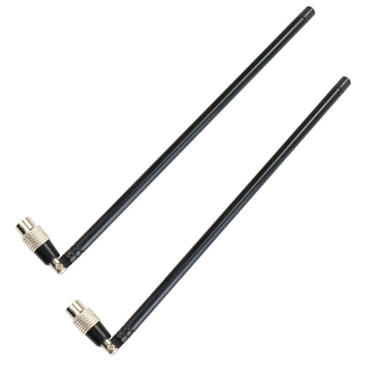 88MHz - 1GHz SMA male connector male pin black selfie extendable pull rod antenna, stainless steel antenna