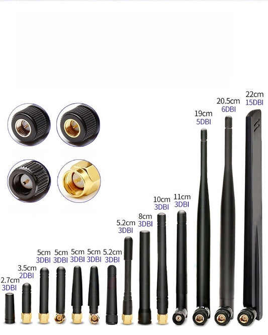 433MHz High Gain LoRa Antenna, Rubber Duck Chili Antenna for Data Transmission Router Module, Signal Boost