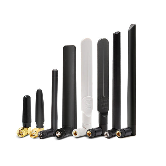 Dual-Band 2.4G/5.8G Paddle Antenna, Black Version, Foldable SMA Rubber Duck Antenna for WiFi Router