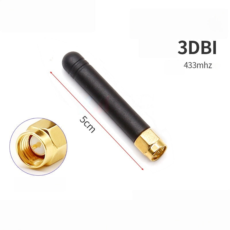 433MHz High Gain LoRa Antenna, Rubber Duck Chili Antenna for Data Transmission Router Module, Signal Boost